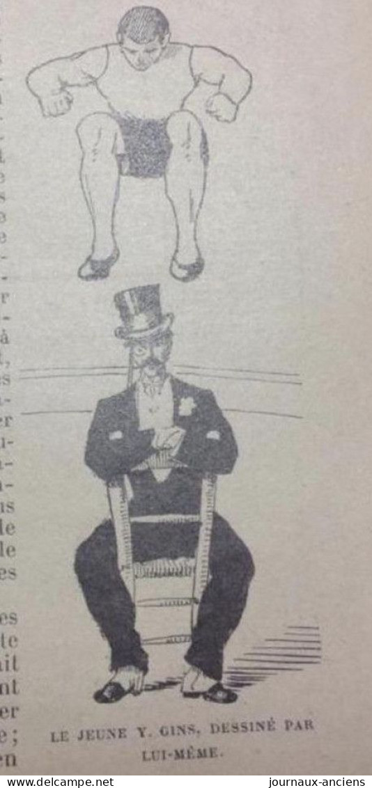 1898 CIRQUE MOLIER - BENOUIVILLE-CASTEL - ESCRIME À CHEVAL - REVUE SPORTIVE LA VIE AU GRAND AIR - Zeitschriften - Vor 1900