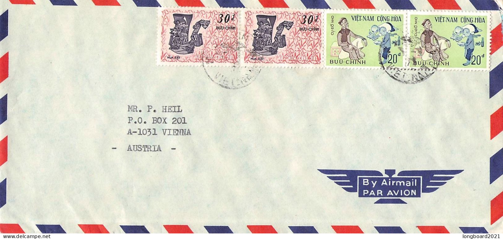 VIETNAM - AIRMAIL 1973 SAIGON - WIEN/AT / 6213 - Viêt-Nam