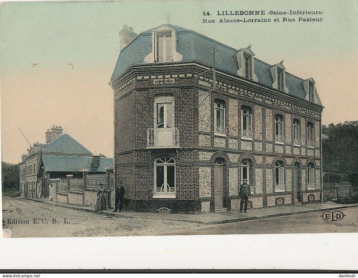76 // LILLEBONNE   Rue Alsace Loraine Et Rue Pasteur 14  Vernissée / EDIT ECBL ** - Lillebonne