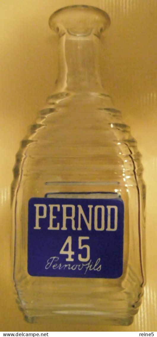 CARAFE >> 1 Côté Marqué PERNOD 51 PERNOD FILS & L'Autre Côté Marqué PERNOD 45 PERNOD FILS -TRES BON ETAT -REF -0-1-5081 - Jugs