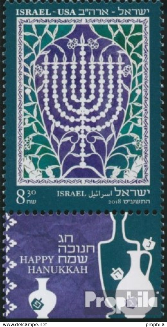 Israel 2653 Mit Tab (kompl.Ausg.) Postfrisch 2018 Channuka - Unused Stamps (with Tabs)