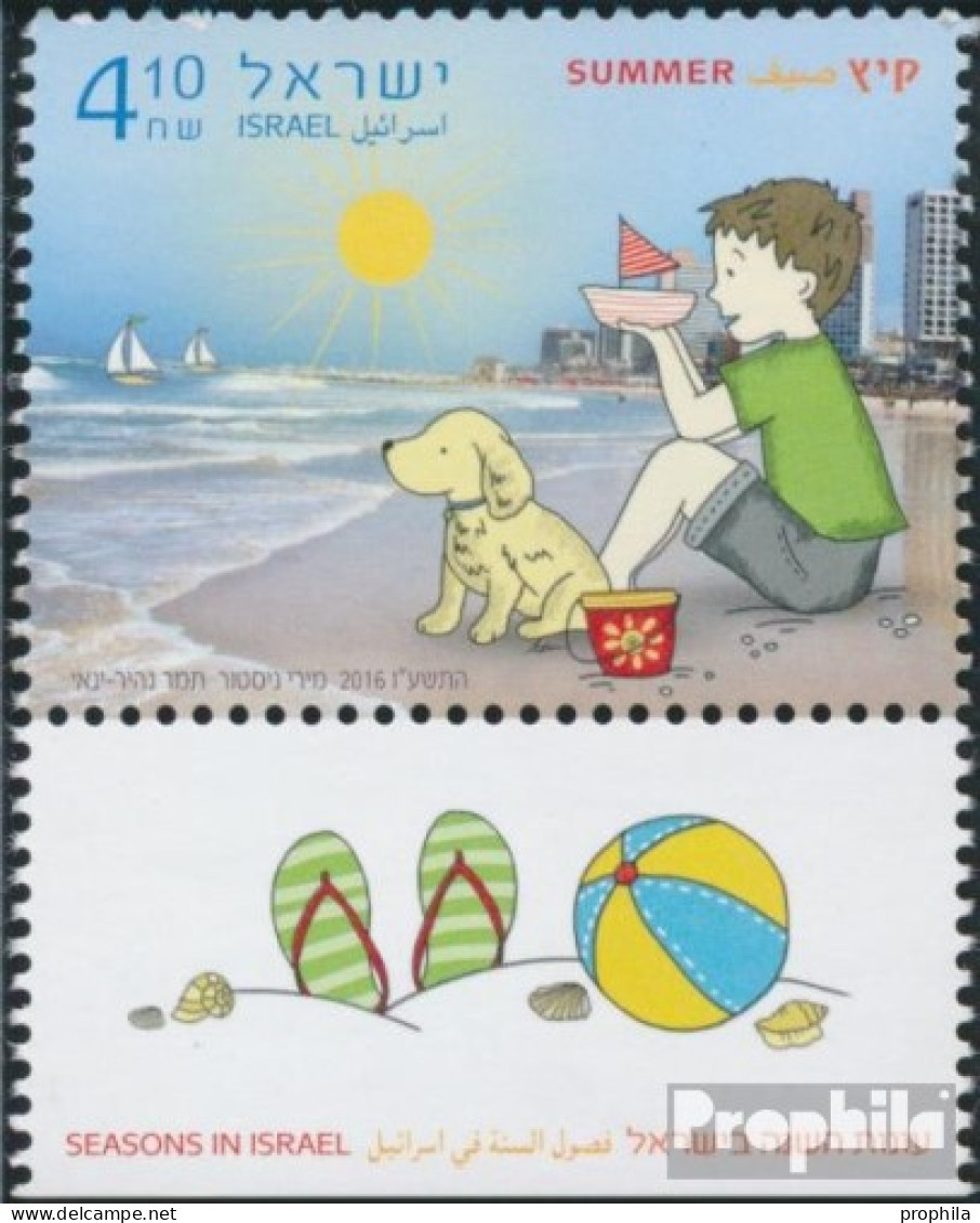 Israel 2522A Mit Tab (kompl.Ausg.) Postfrisch 2016 Sommer - Ungebraucht (mit Tabs)