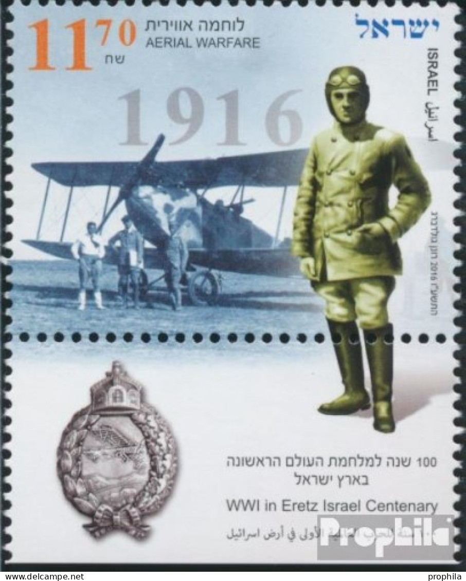 Israel 2521 Mit Tab (kompl.Ausg.) Postfrisch 2016 Einsatz Deutscher Militärflieger - Unused Stamps (with Tabs)