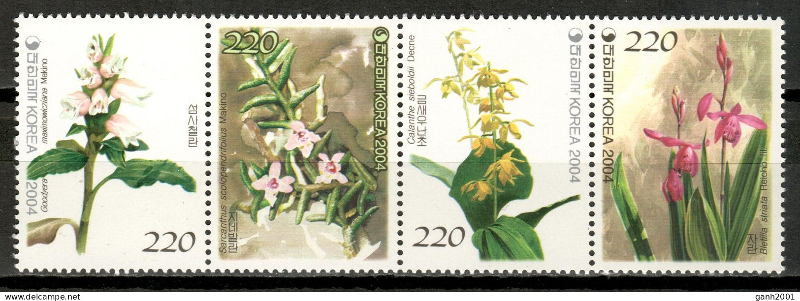 Korea 2004 Corea / Flowers MNH Blumen Flores Fleurs / Cu15930  36-31 - Sonstige & Ohne Zuordnung