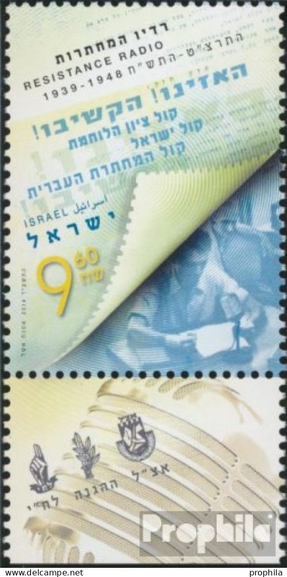 Israel 2393 Mit Tab (kompl.Ausg.) Postfrisch 2014 Rundfunk Des Widerstandes - Unused Stamps (with Tabs)