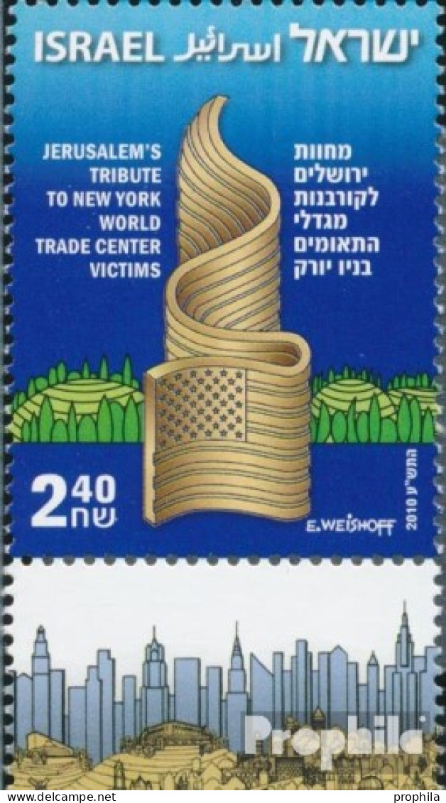 Israel 2107 Mit Tab (kompl.Ausg.) Postfrisch 2010 Denkmal Für Opfer Der Terroranschlä - Unused Stamps (with Tabs)