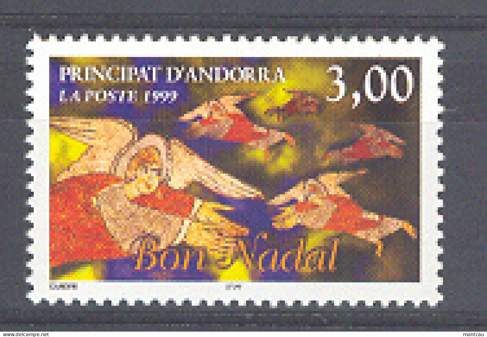 Andorra -Franc 1999 Navidad. Y=524 E=545 - Kerstmis