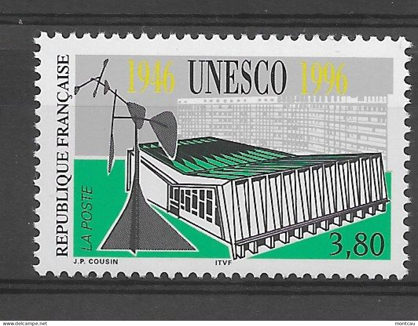 Francia 1996. YT = 3035 -  (**). Unesco - Unused Stamps