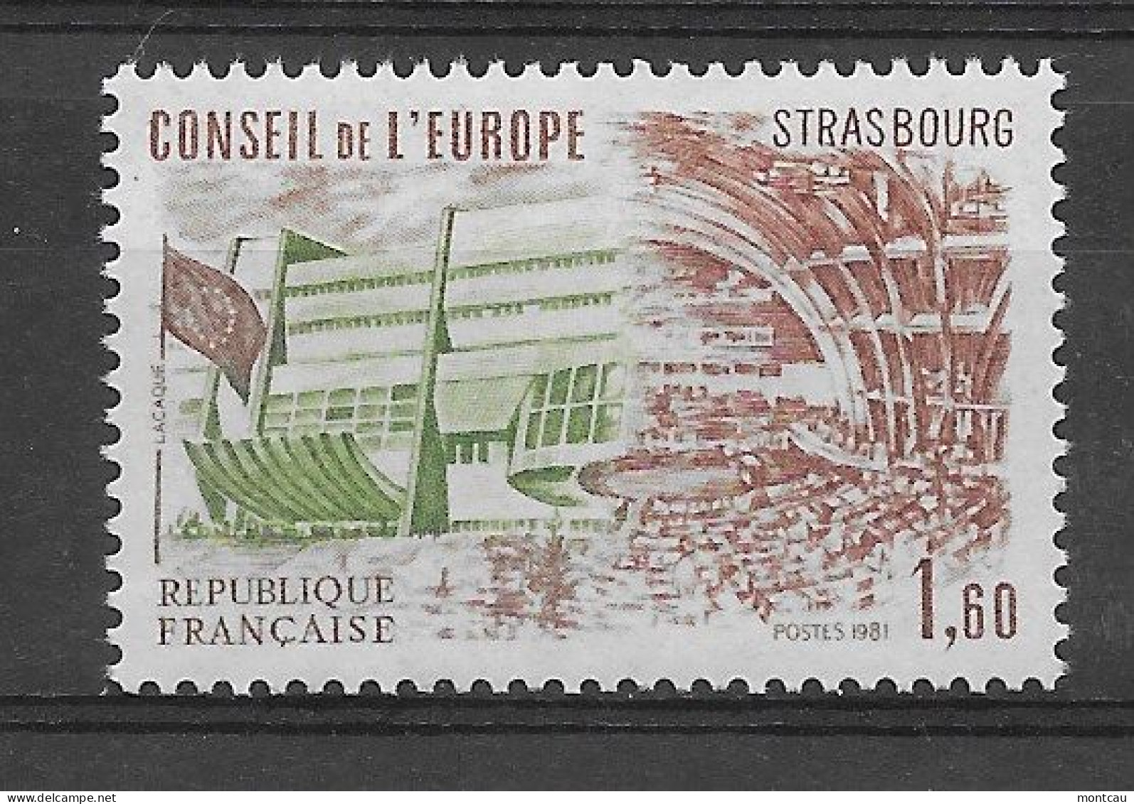 Francia 1981. YT = Ser 66 -  (**). Conseil Europa - Mint/Hinged