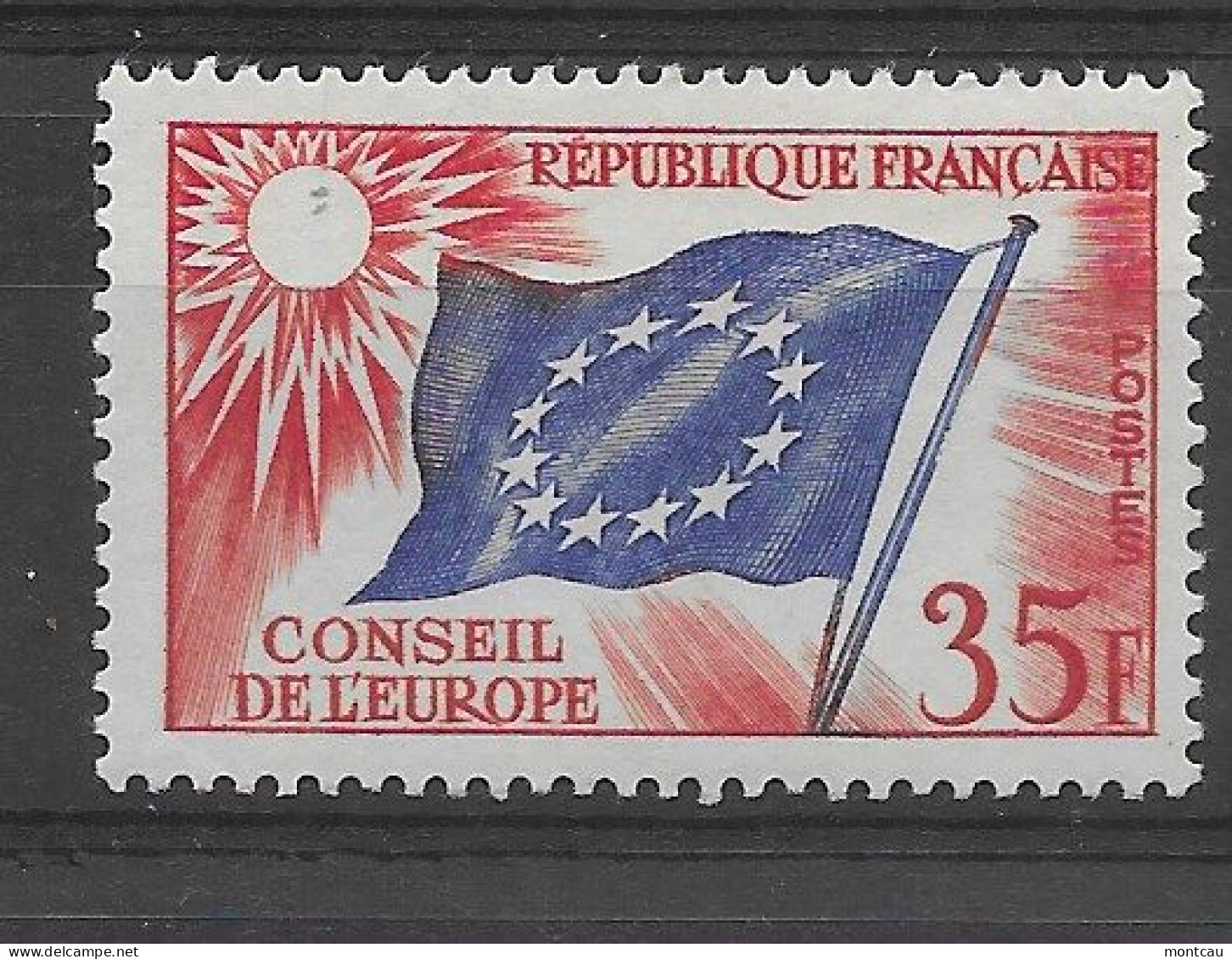 Francia 1958. YT = Ser 20 -  (**). Servicio - Mint/Hinged
