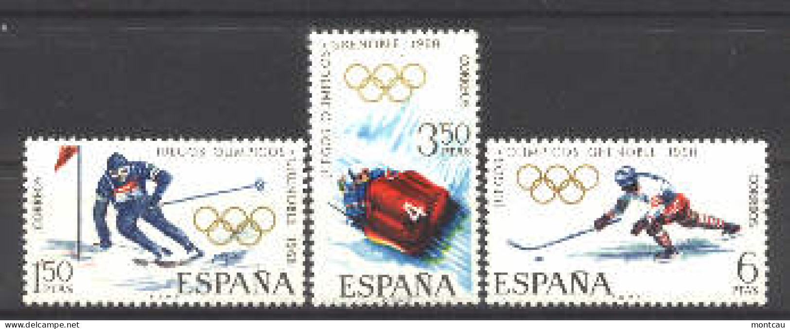 Spain 1968. JJOO Grenoble Ed 1851-53 (**) - Ungebraucht