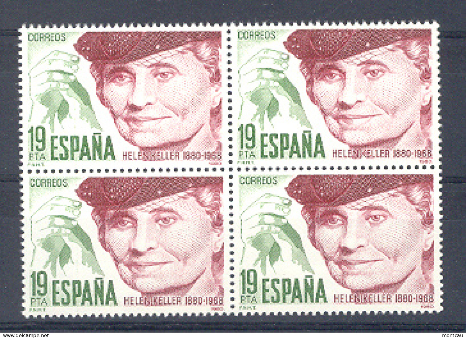 Spain. 1980. Hellen Keller Ed 2574 Bl (**) - Nuevos