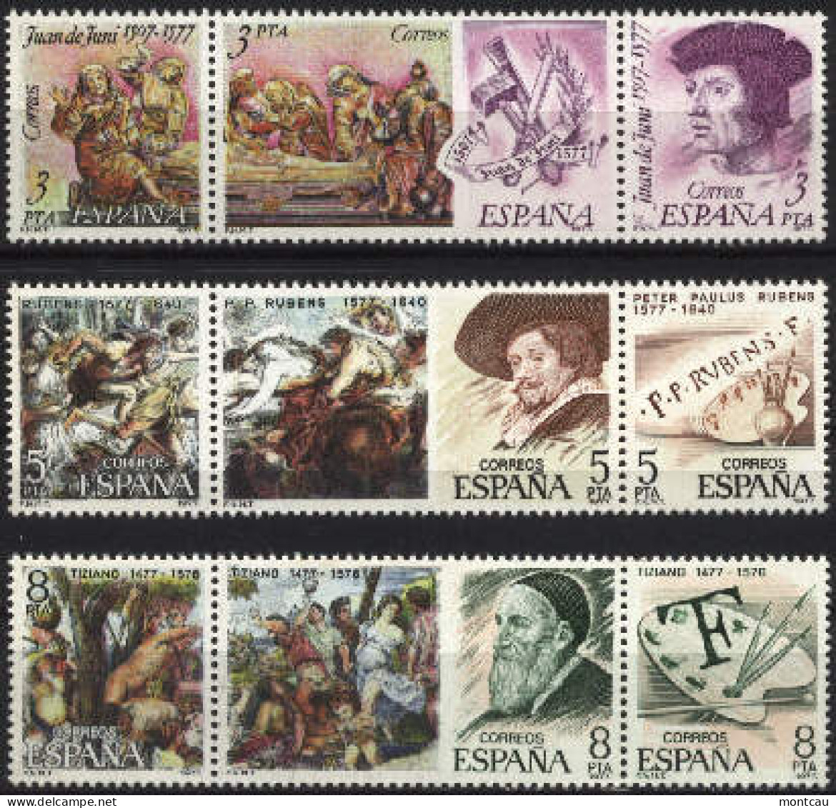 Spain. 1978. Rubens Ed 2460-68 (**) - Unused Stamps