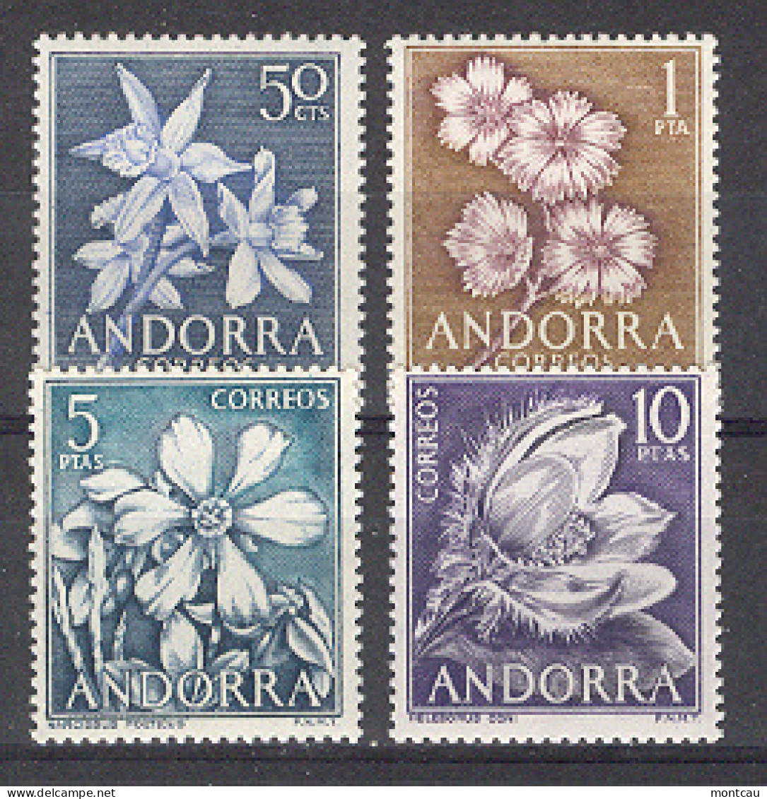 Andorra - 1966 - Flora E=68-71 S=58-61 (**) - Sonstige & Ohne Zuordnung