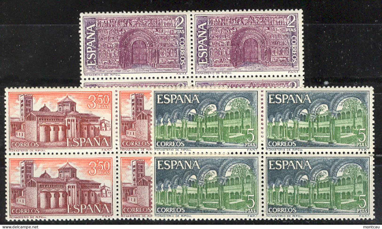 Spain 1970 - Monast. De Ripoll Ed 2005-07 Bl (**) - Eglises Et Cathédrales