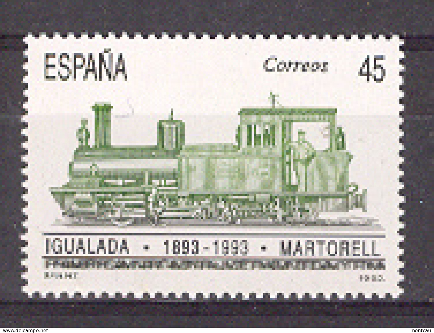 Spain 1993. Cent FFCC Ed 3265 (**) - Trains