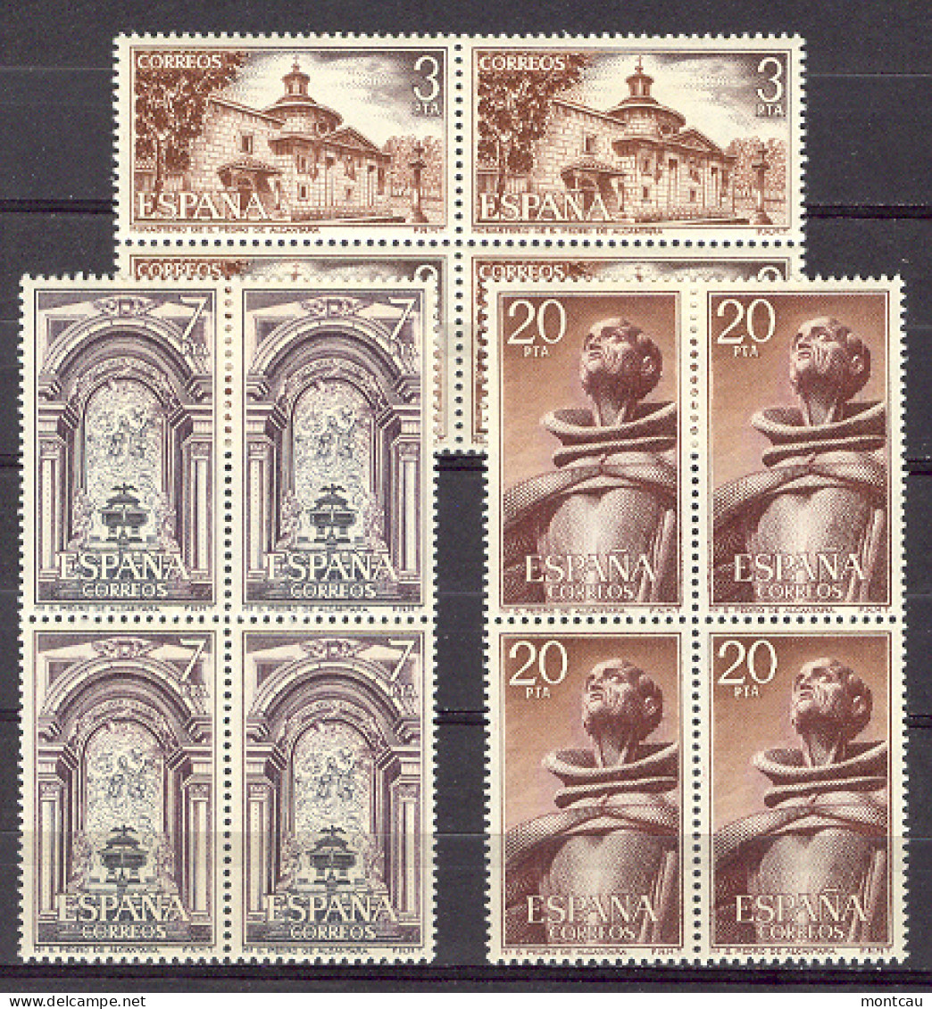 Spain 1976 - Monast. Alcantara Ed 2375-77 Bl (**) - Nuevos