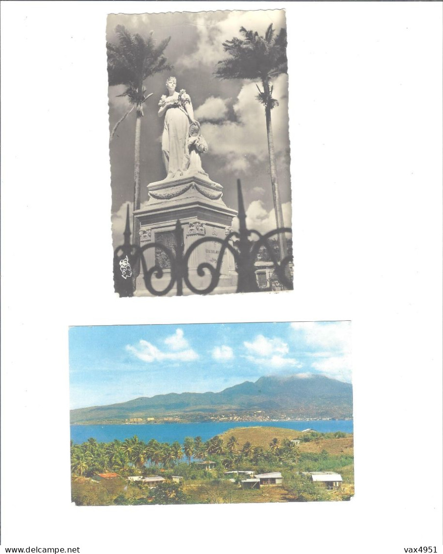 MARTINIQUE FORT DE FRANCE  LOT DE 2 CARTES    ***           A  SAISIR /// - Fort De France