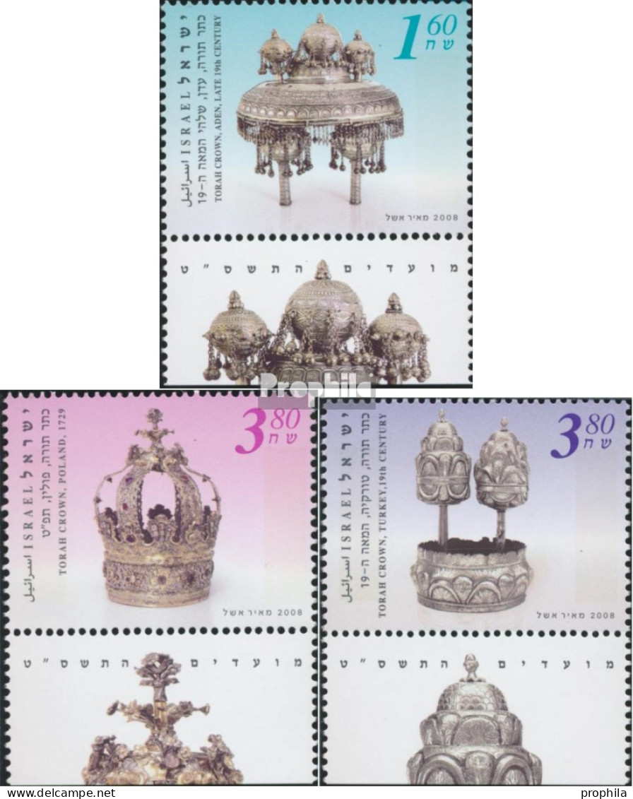 Israel 2010-2012 Mit Tab (kompl.Ausg.) Postfrisch 2008 Thora Kronen - Unused Stamps (with Tabs)