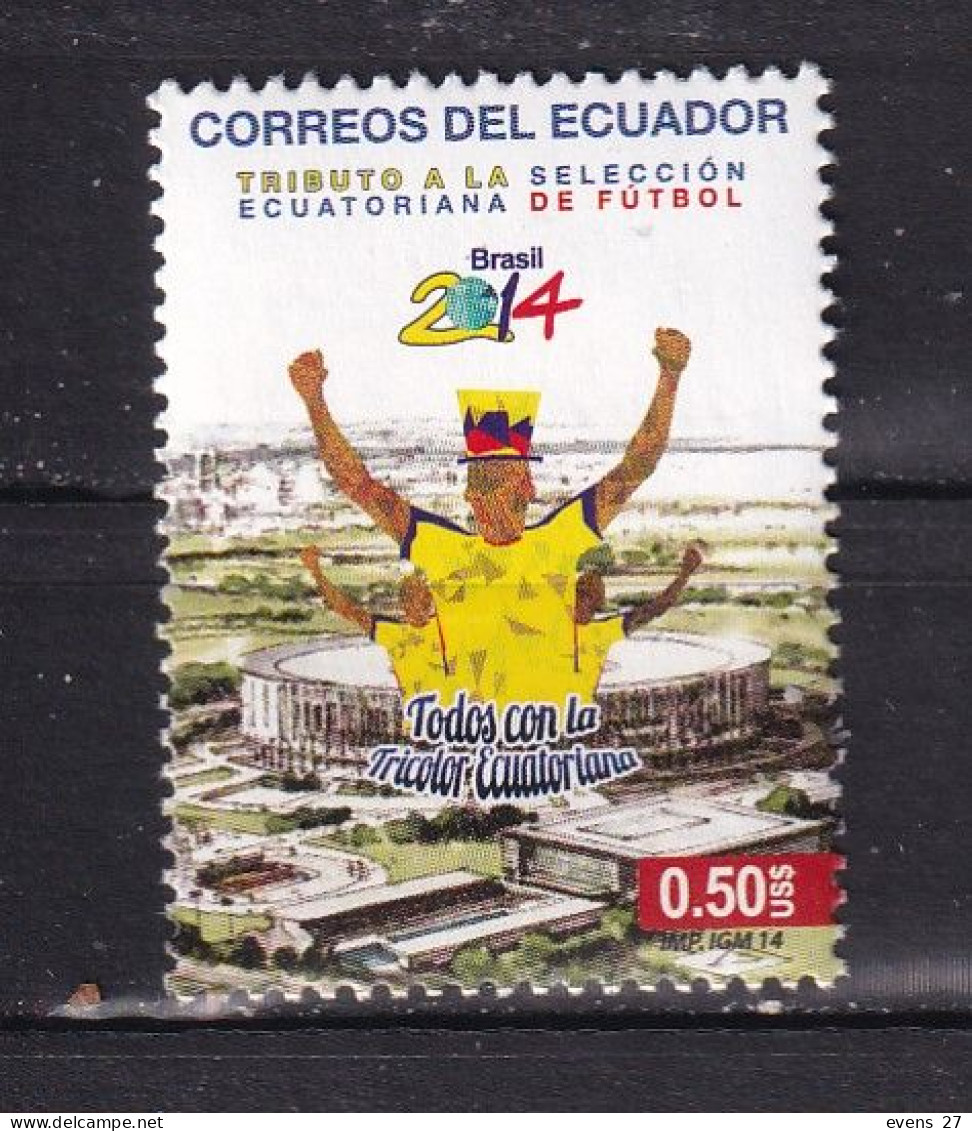 ECUADOR-2014-SOCCER-TRIBUTE-MNH - Autres & Non Classés