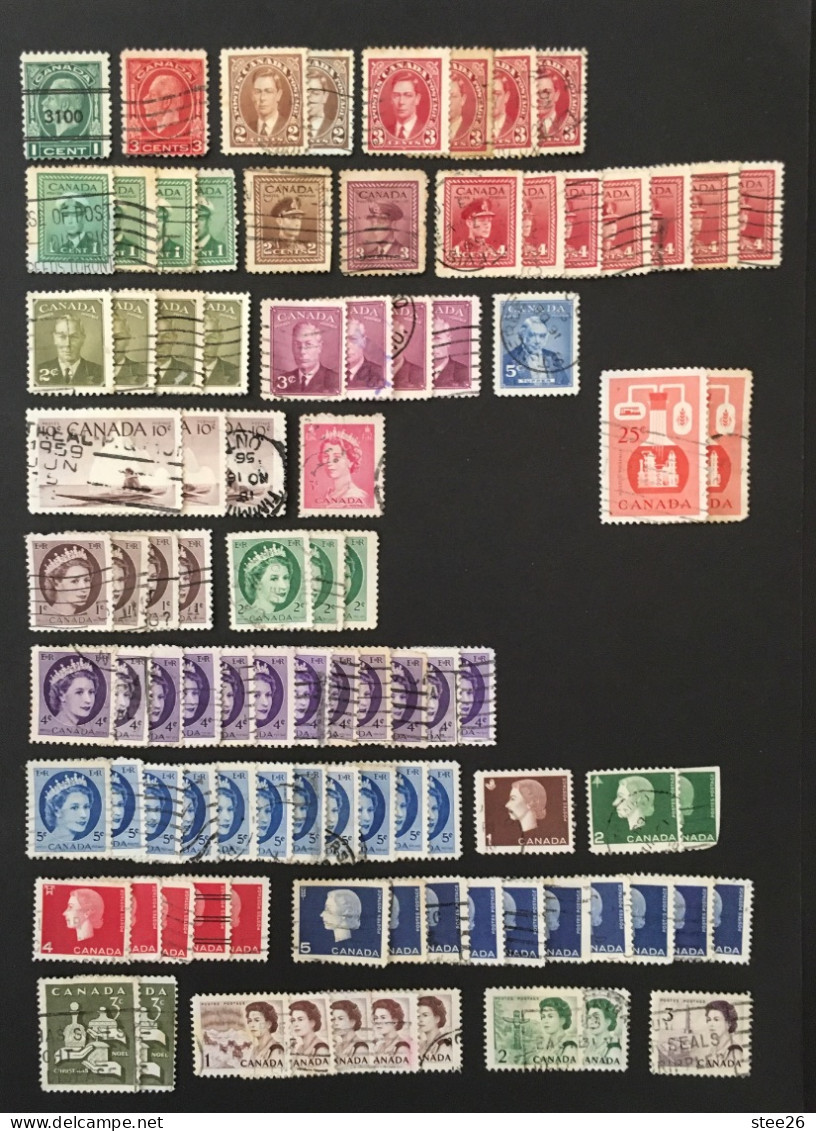 Canada  Assorted Used Stamps - Otros & Sin Clasificación