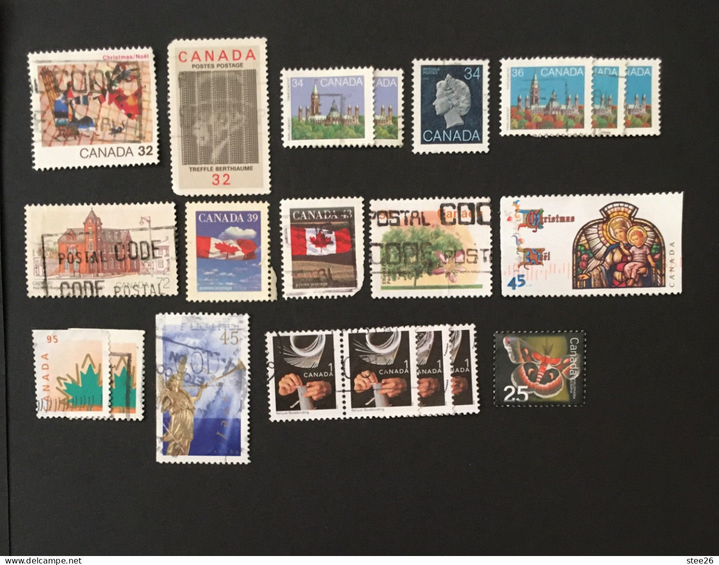 Canada  Assorted Used Stamps - Otros & Sin Clasificación