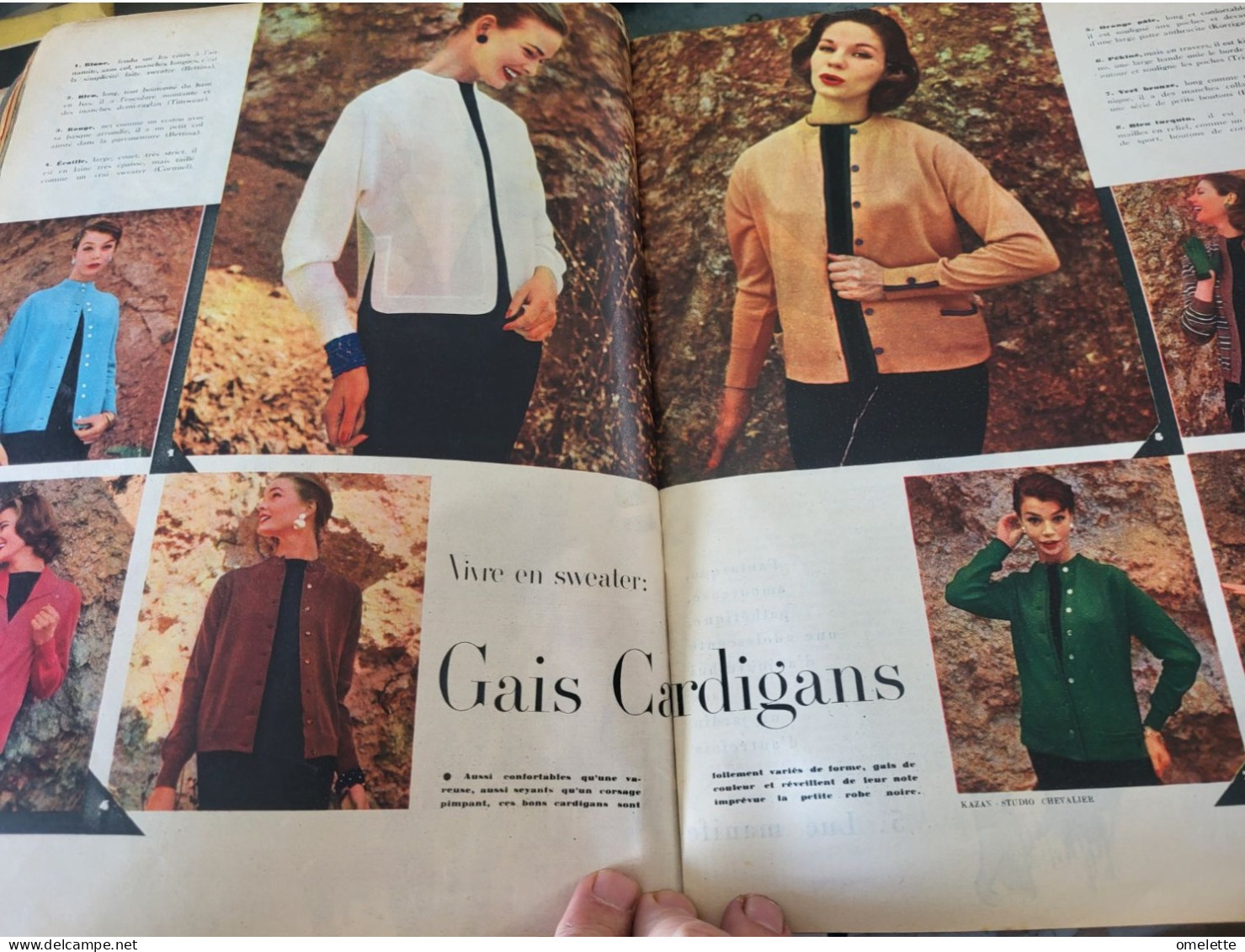 ELLE/FATH/GAINE/CESBRON/ANOUILH PERE FILLE/GRECO/ROBE SWEATER/CARDIGAN//BABAR/SAGAN/KESSEL/CHAZOT/FORMICA