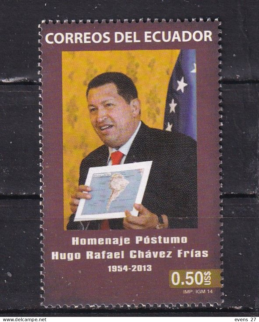 ECUADOR-2014,- HOMANAJF POSTUMA-MNH - Ecuador