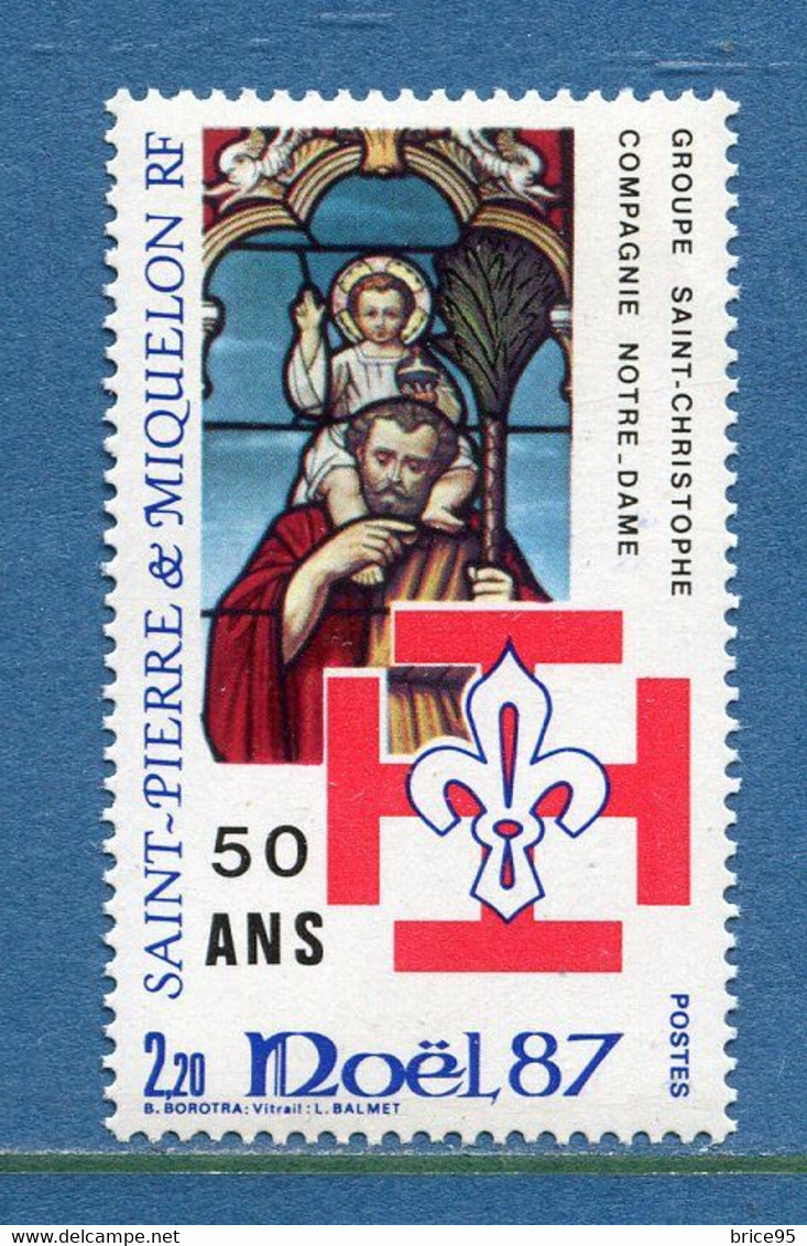 Saint Pierre Et Miquelon - YT N° 483 ** - Neuf Sans Charnière - 1987 - Nuevos