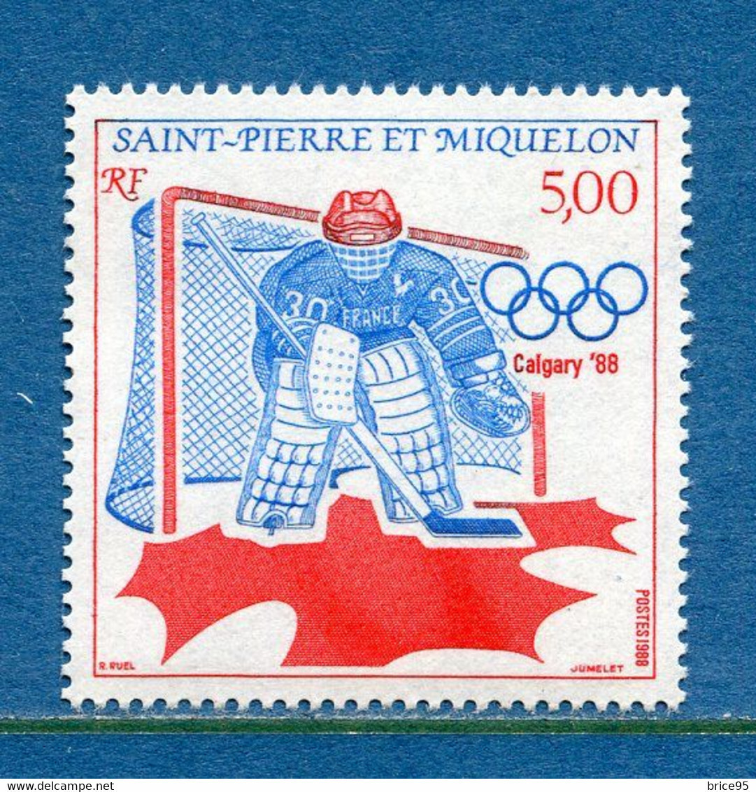 Saint Pierre Et Miquelon - YT N° 487 ** - Neuf Sans Charnière - 1988 - Nuevos