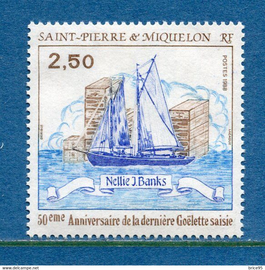 Saint Pierre Et Miquelon - YT N° 492 ** - Neuf Sans Charnière - 1988 - Nuevos