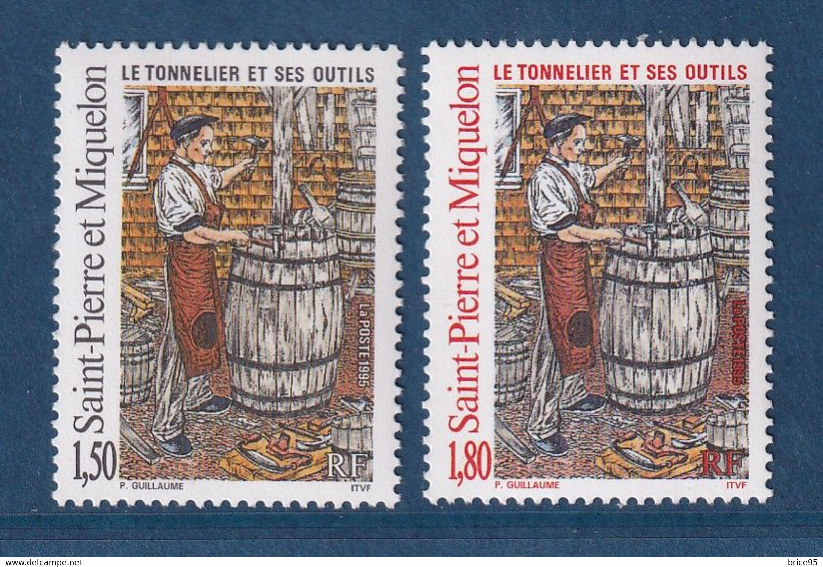 Saint Pierre Et Miquelon - YT N° 612 Et 613 ** - Neuf Sans Charnière - 1995 - Unused Stamps