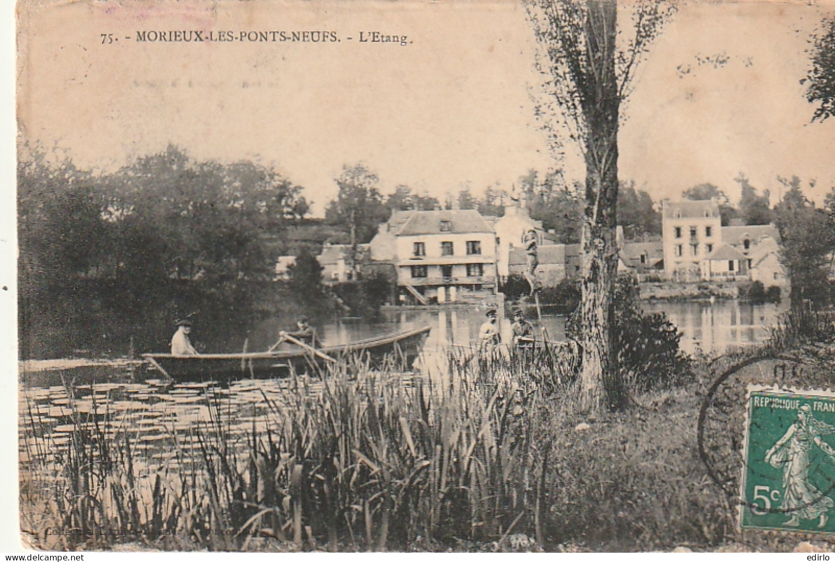 ***  22  ***    MORIEUX Les PONTS NEUFS  L'étang - TB(manque De Fraîcheur)  - Morieux