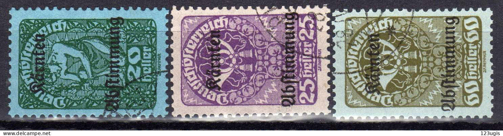 Österreich 1920 Mi 324-325; 329, Gestempelt [200424XIV] - Gebraucht