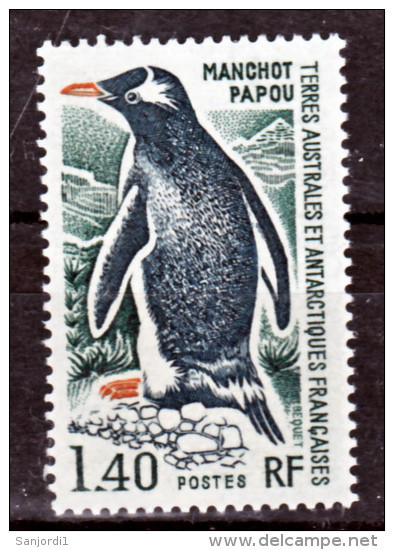 TAAF    60 Manchot 1976 25% De Cote   Neuf ** MNH Sin Charmela Cote 19 - Neufs