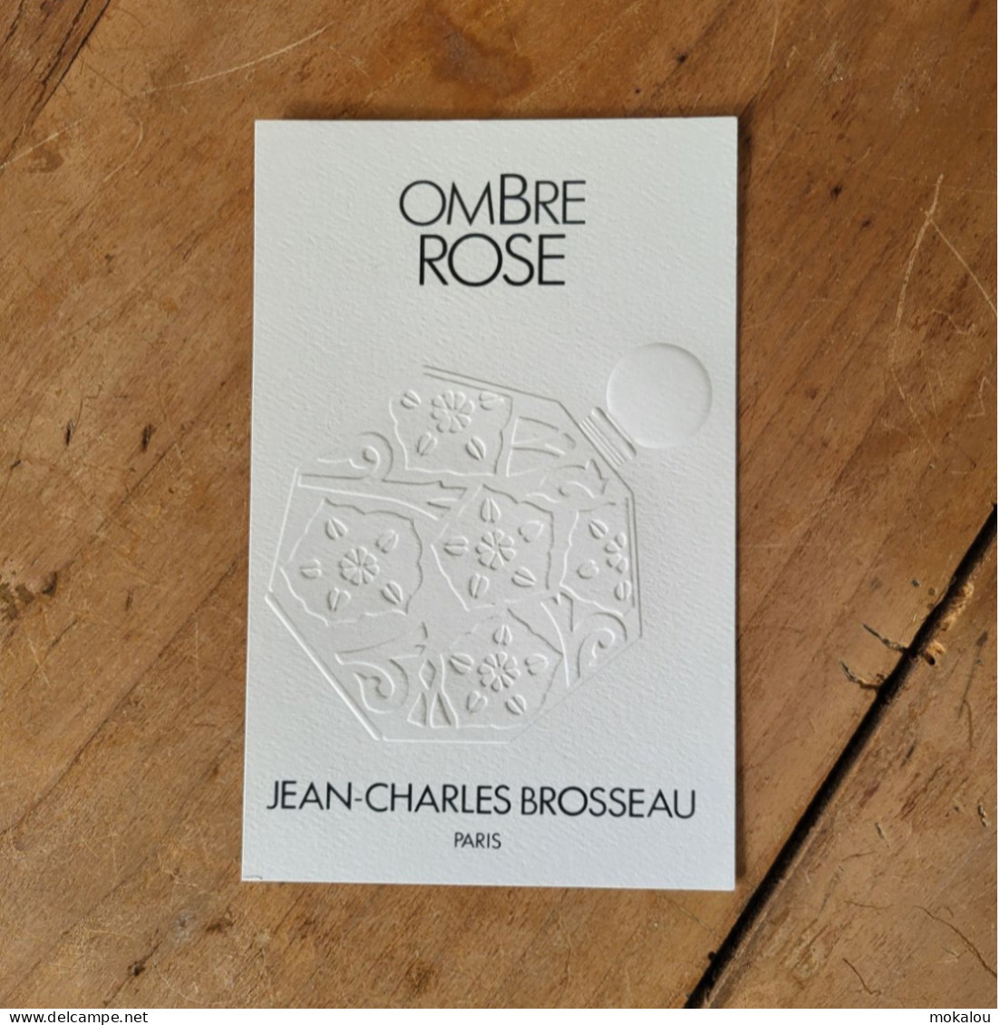 Carte Jean-Charles Brosseau Ombre Rose - Modern (ab 1961)