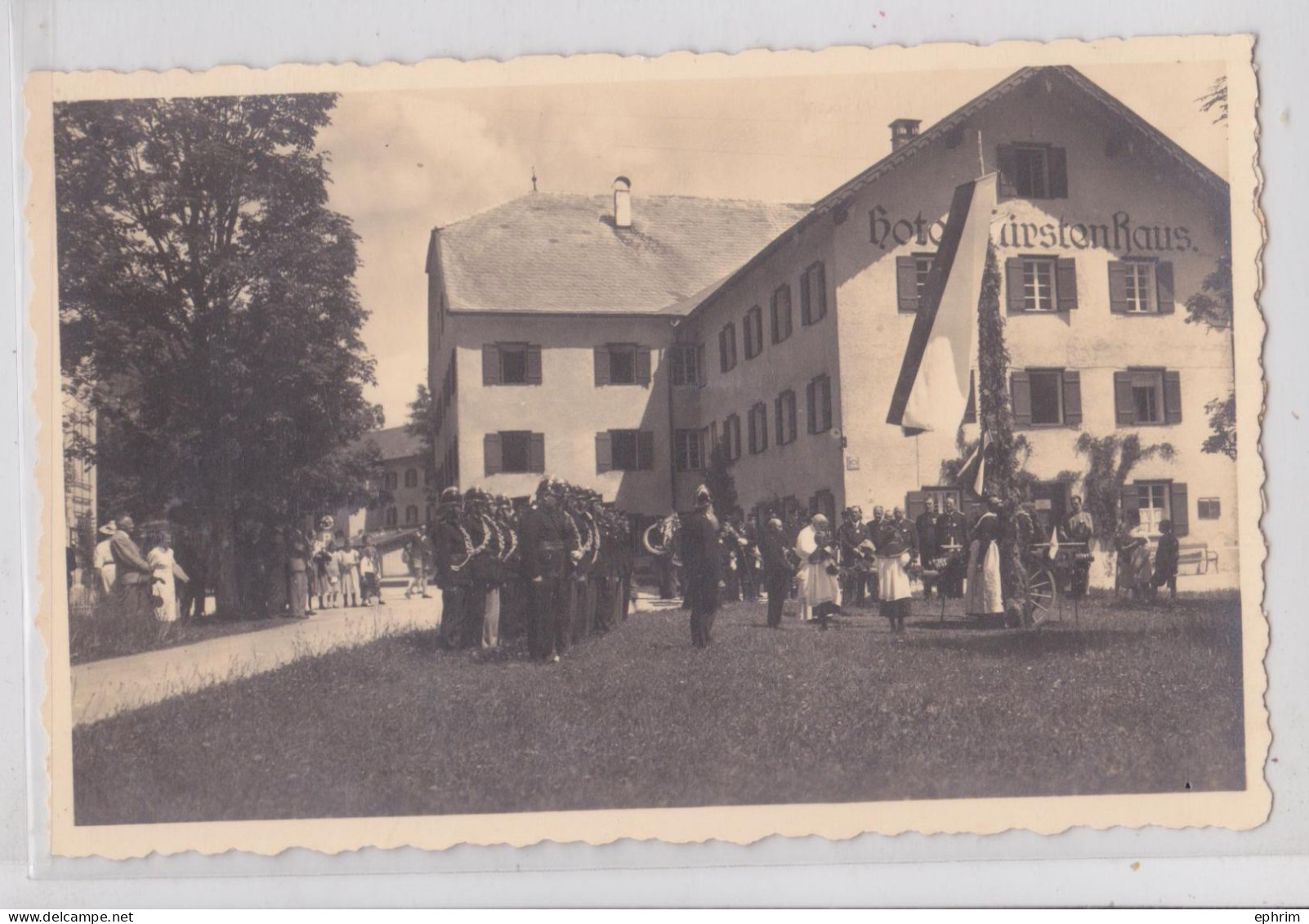 Pertisau Tyrol Hotel Fürstenhaus Fotokarte Fanfare Cérémonie - Pertisau