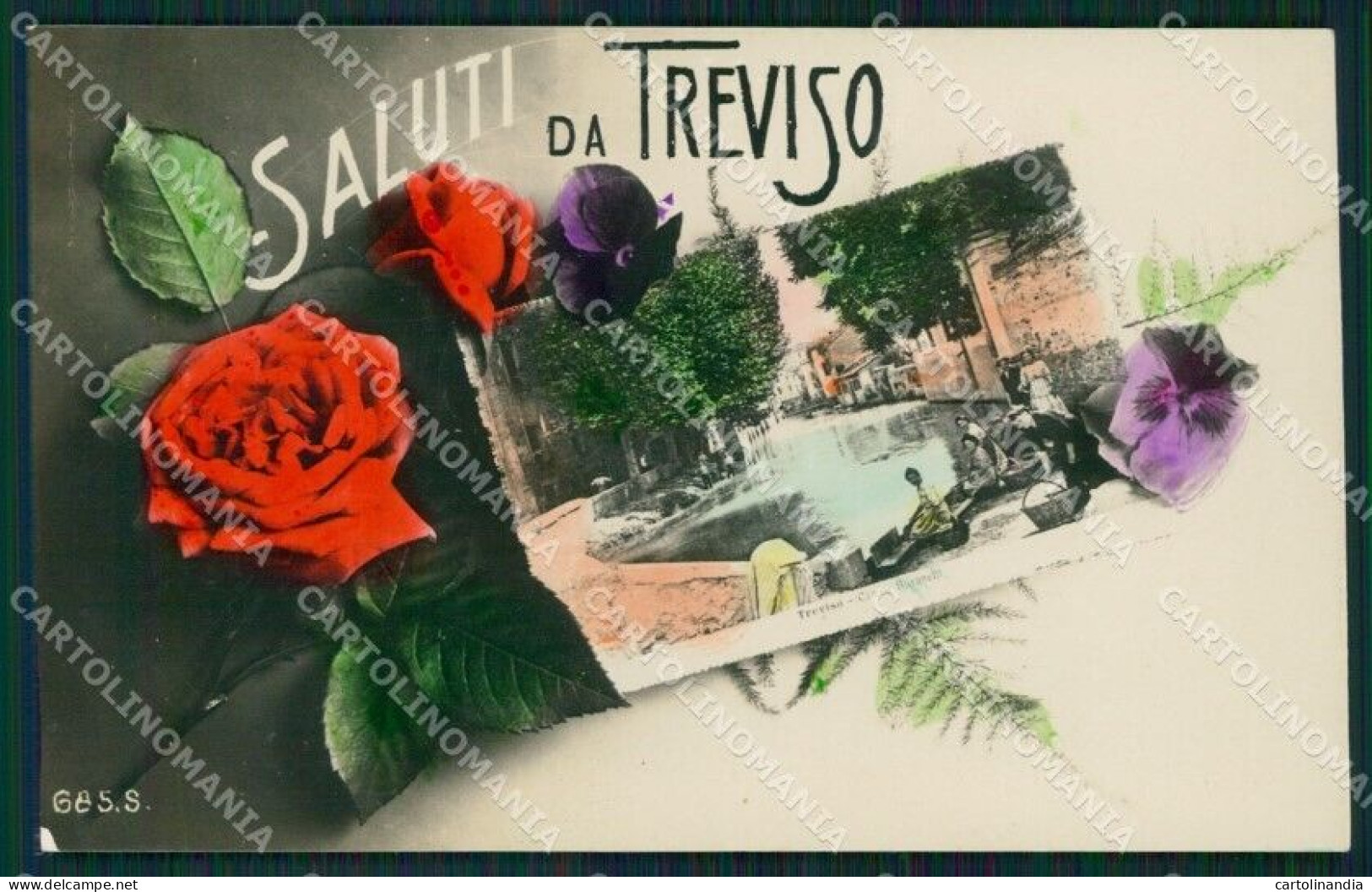 Treviso Città Saluti Da Foto Postcard KF1193 - Treviso