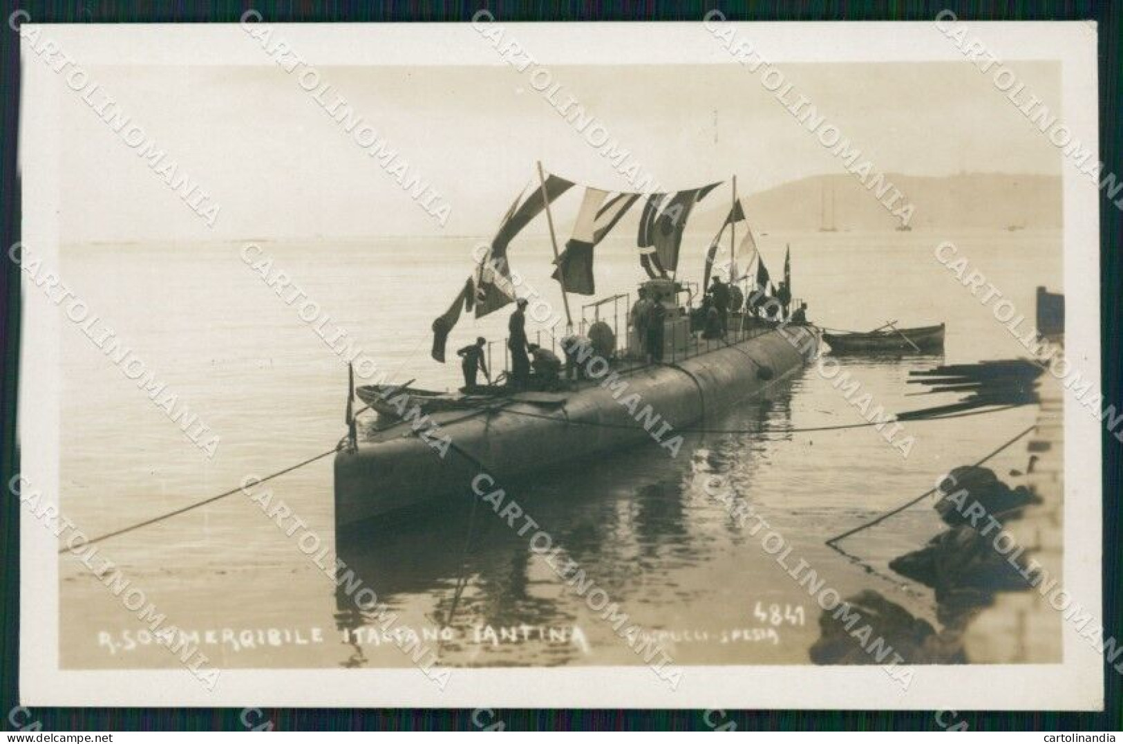 La Spezia Sommergibile Tantina Foto Postcard KF1180 - La Spezia