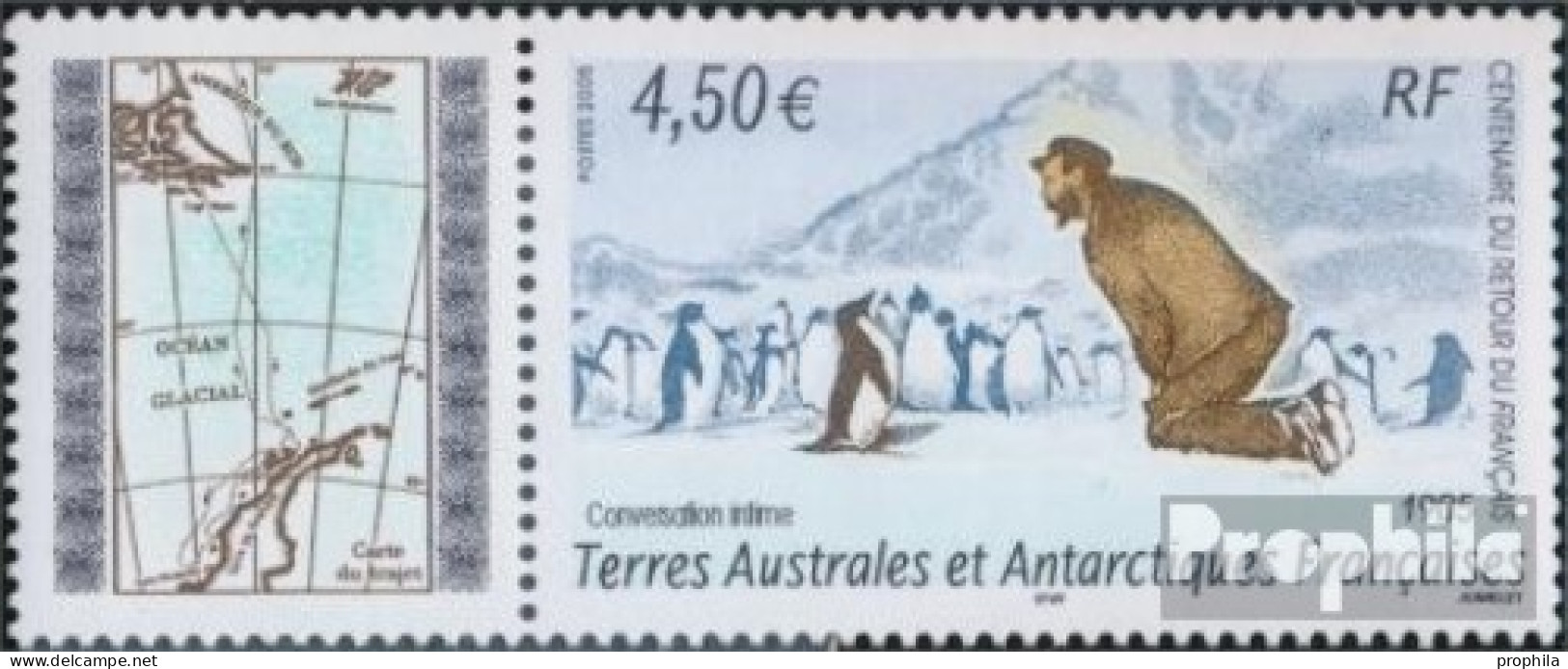 Französ. Gebiete Antarktis 568Zf Mit Zierfeld (kompl.Ausg.) Postfrisch 2005 Rückkehr Francais - Ungebraucht