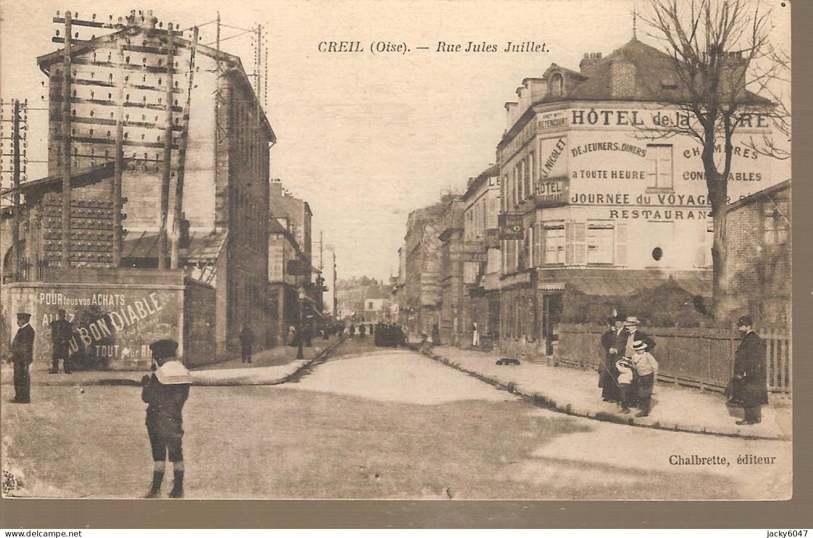 60 - Creil (oise) - Rue Jules Juillet - Creil