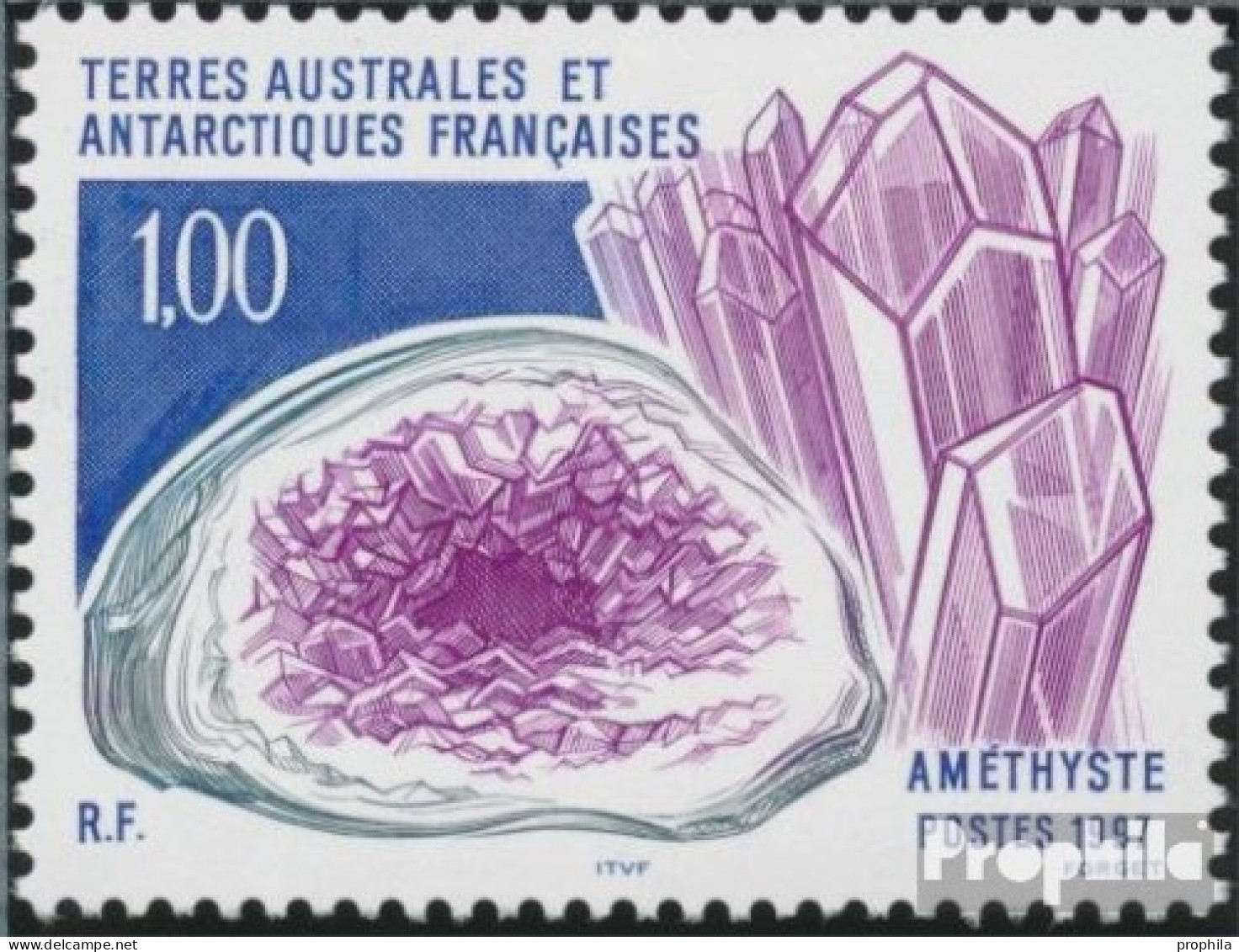 Französ. Gebiete Antarktis 355 (kompl.Ausg.) Postfrisch 1997 Mineralien - Unused Stamps