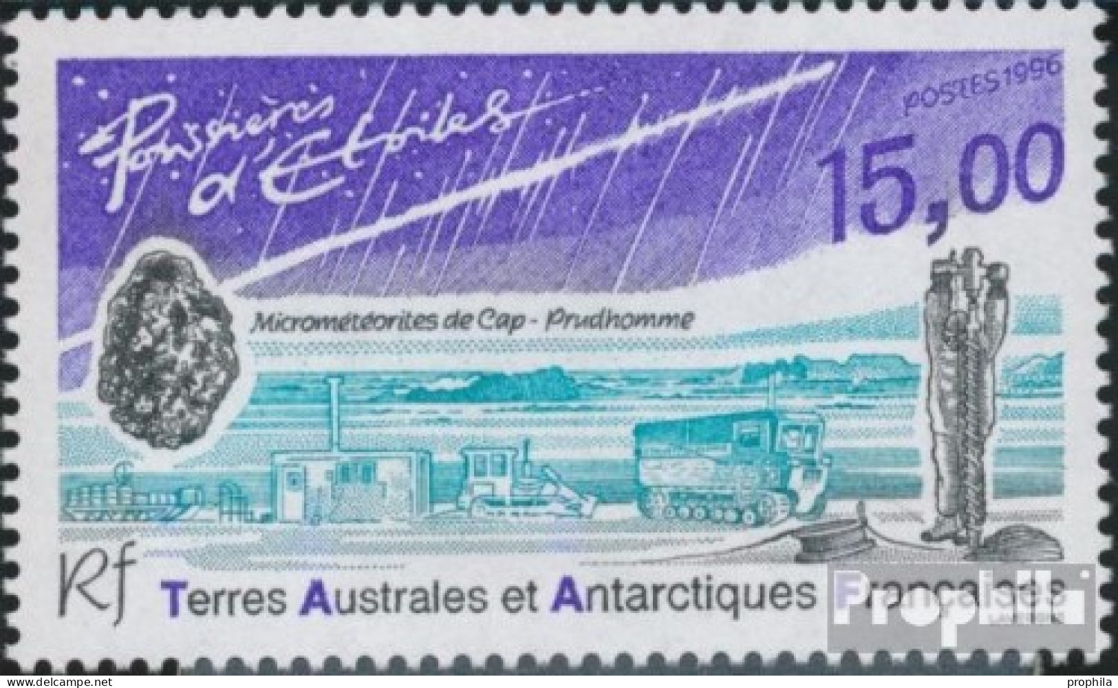 Französ. Gebiete Antarktis 348 (kompl.Ausg.) Postfrisch 1996 Mikrometeoriten - Nuovi