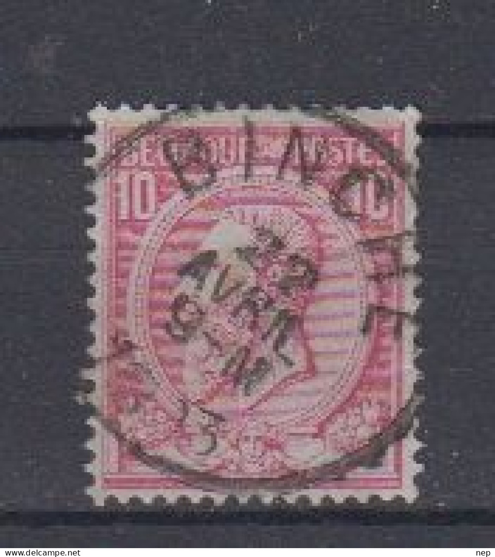 BELGIË - OBP - 1884/91 - Nr 46 T0 (BINCHE) - Coba + 2.00 € - 1884-1891 Leopold II.