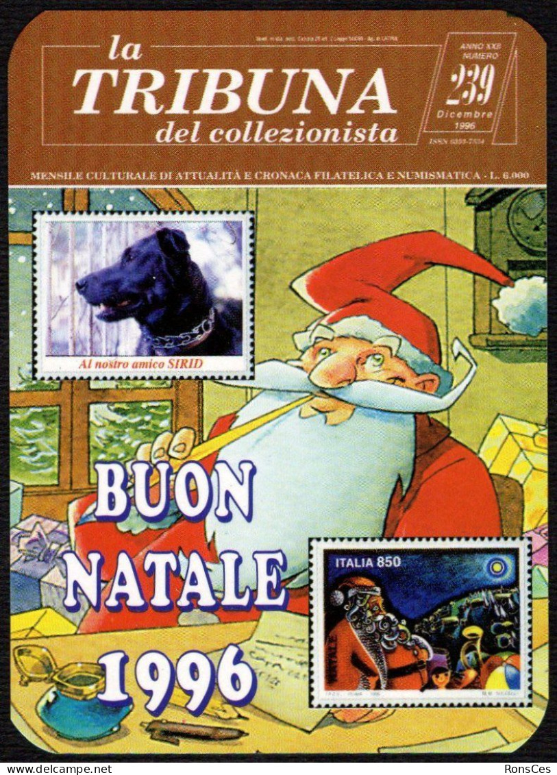 ITALIA 1997 - CALENDARIO TASCABILE - LA TRIBUNA DEL COLLEZIONISTA - BUON NATALE 1996 - I - Kleinformat : 1991-00