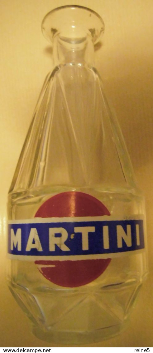 CARAFE MARTINI FOND BLEU -SANS AUCUN ECLAT -BON ETAT -REF-0-1-5053 - Carafes