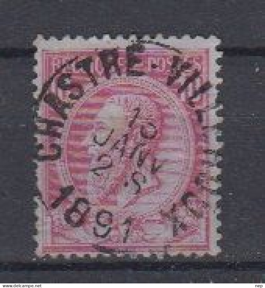 BELGIË - OBP - 1884/91 - Nr 46 T0 (CHASTRE-VILLEROUX) - Coba + 8.00 € - 1884-1891 Leopoldo II