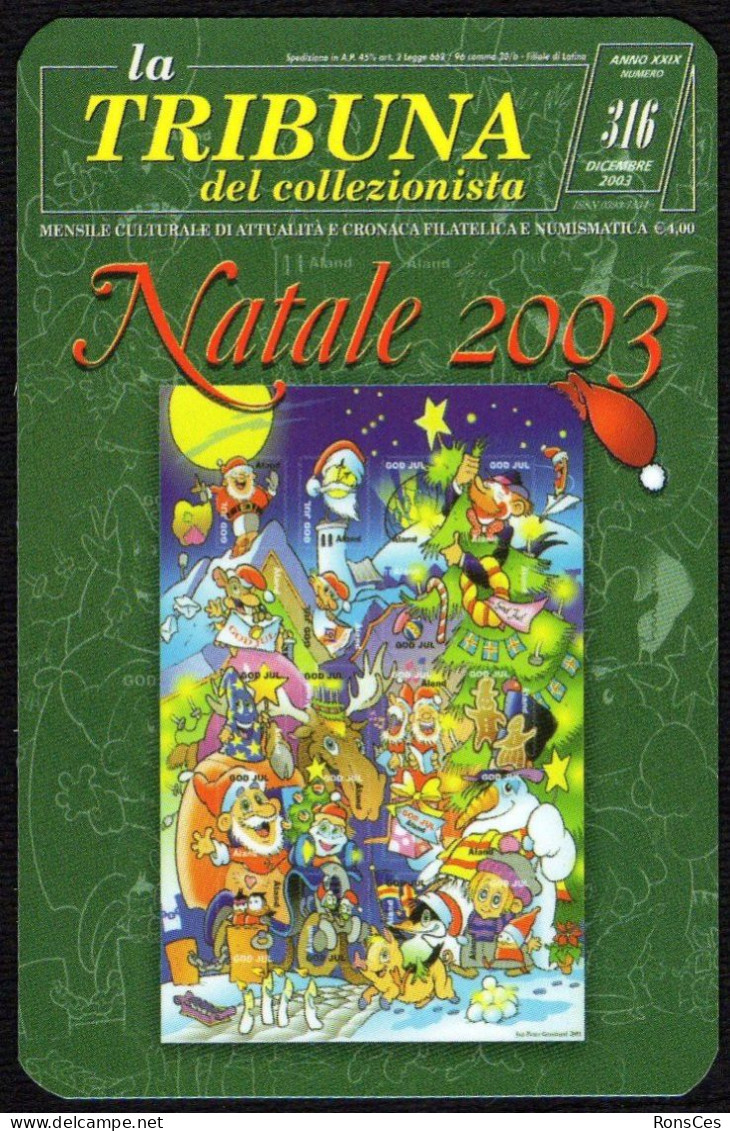 ITALIA 2004 - CALENDARIO TASCABILE - LA TRIBUNA DEL COLLEZIONISTA - NATALE 2003 - I - Formato Piccolo : 2001-...