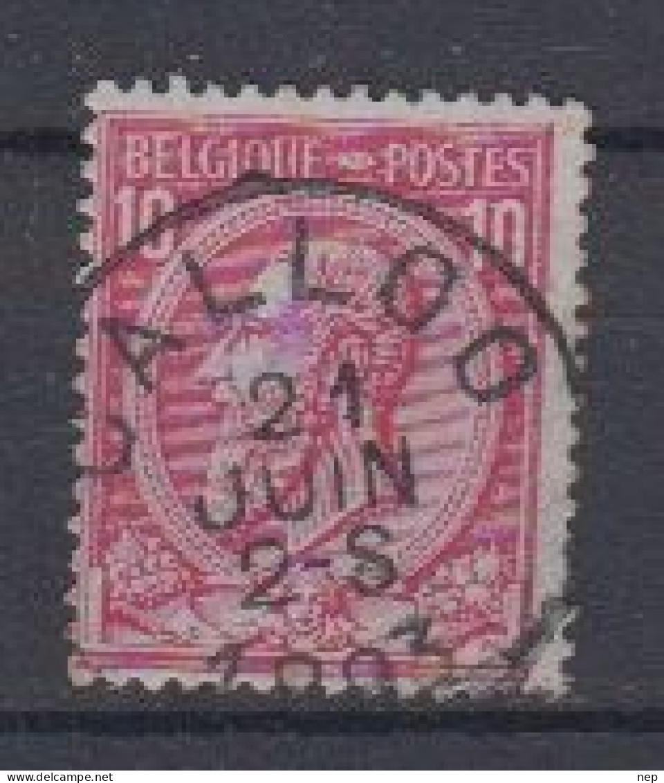 BELGIË - OBP - 1884/91 - Nr 46 T0 (CALLOO) - Coba + 4.00 € - 1884-1891 Léopold II