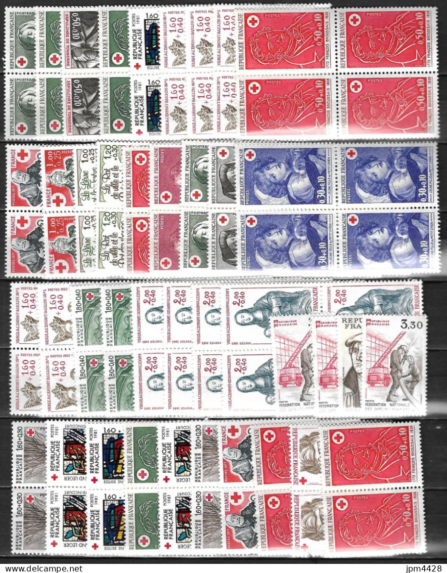 France - Lot Vrac De Timbres Neufs** En FF - VF 298FF Soit 45€ -  Pour Affra. .courrier - Lots & Kiloware (mixtures) - Max. 999 Stamps